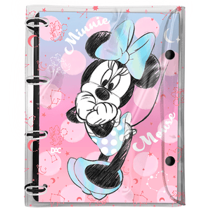 Fichario Universitario PCV Cristal Minnie Mouse - DAC